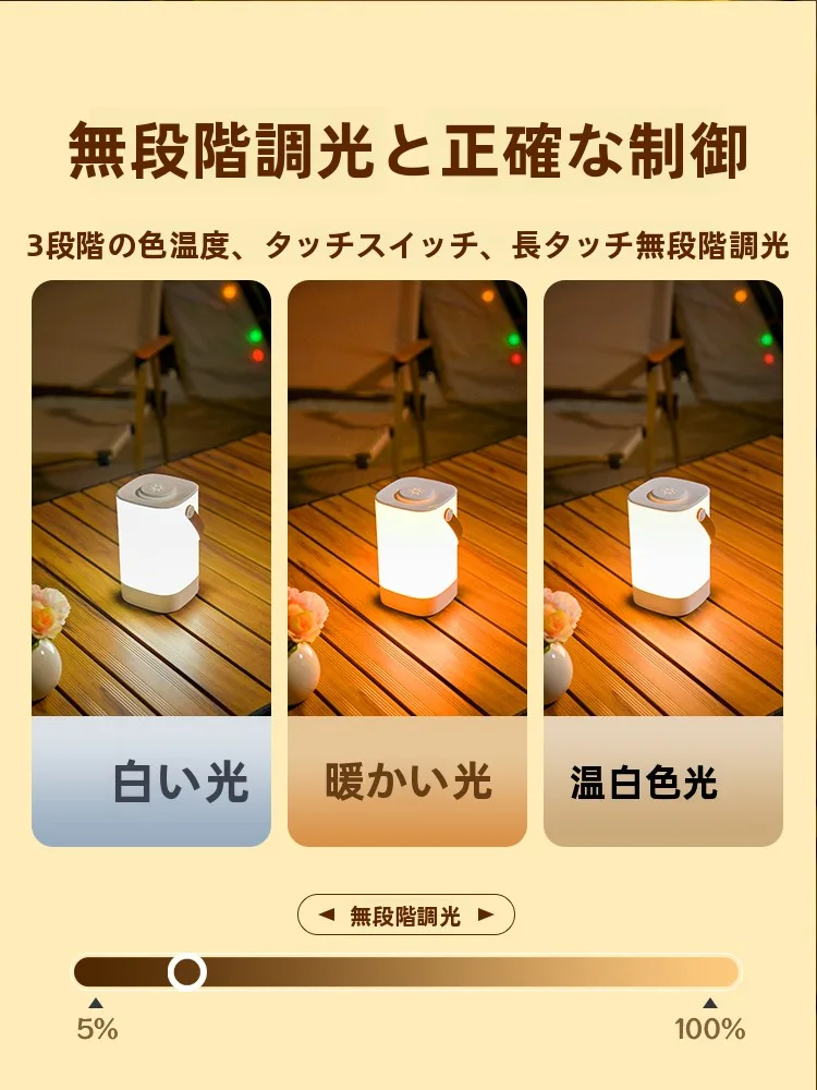 キャンプ道具を節約調達｜実際に使ってみた結果 - USB充電可能照明ランプの実用性
