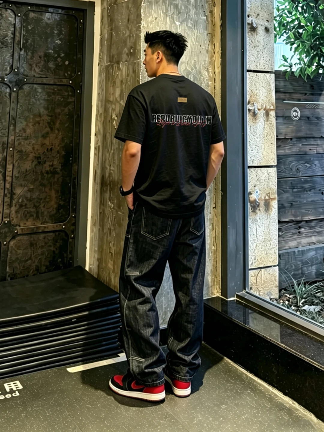 ストリートスタイル メンズ 半袖Tシャツ：10代男子のカジュアルコーデに最適な純棉デザイン