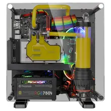 オープンタイプのミニPCケース【強化ガラス・ITX対応】