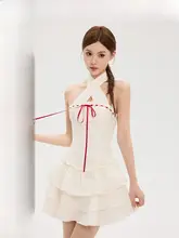 ネックレス ワンピース ケーキスカート セクシー エレガント デートに最適