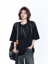 アメリカンビンテージ風タイダイ染め半袖Tシャツ【ゆったりシルエット・カジュアル・カップル向け】
