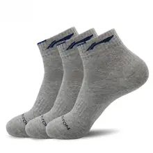 Lining メンズ 中筒プロフェッショナルバドミントンソックス【通気性・綿素材・3足セット】