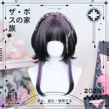 ロリータ風 グラデーションウィッグ【自然な質感・フルヘッドタイプ・コスプレ用】