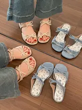 高級感あるフレンチスタイルの坡状ヒールサンダル【夏用・女性用・ビンテージデザイン】