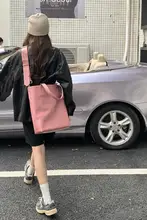 韓国インピンク大容量ポータブル トートバッグ