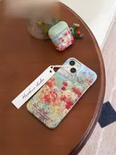 油絵デザインのスマートフォンケース【対応機種：S24Ultra、S23+、S21Ultra、S22+、S21、S23Ultra、S25Ultra】