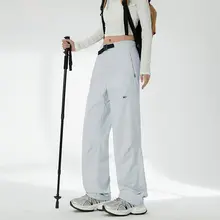 春秋向け レディース アウトドアパンツ【防風・防水・登山・スノー】（セットアップ対応）