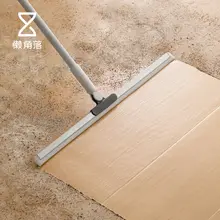 Lazy Corner 便利な角落用魔法モップ【床用・水切り機能付き・シリコン製】