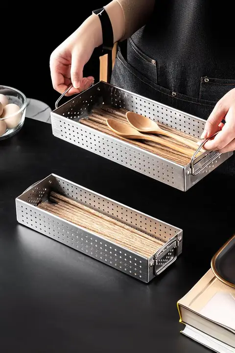 箸立て 箸置き カトラリーケース ステンレス 食洗機対応 引き出し収納 整理整頓 衛生的 「onlycook」