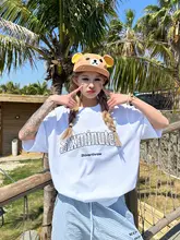 半袖Tシャツ レディース 綿100% クルーネック レタープリント 着痩せ 肌映え アメカジ ストリート 夏「SIXMINU」