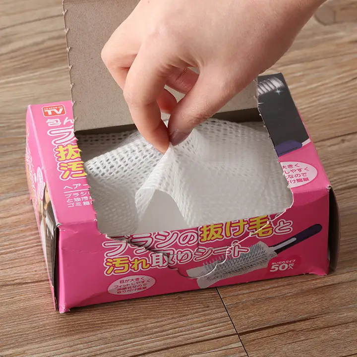 極上の柔らかさ！気泡ブラシ用クリーニングネット【使い捨て・フィルターペーパー】