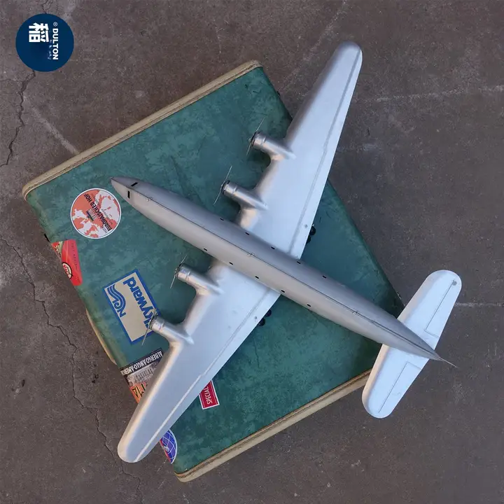 1940年代ダグラスDC4鉄製おもちゃ飛行機モデル【リバイバル版】