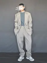 セットアップ メンズ ジャケット 塩系 モード 上品 デザイナーズ インスタ映え 個性的