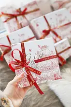 フレンチスタイルのうさぎのガーデンギフトボックス【ビンテージデザイン・空箱】