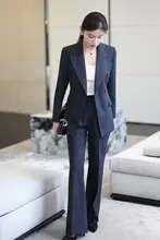 ダブルボタン グレー レディースビジネスジャケット【春秋向け・スリムフィット・高級感】