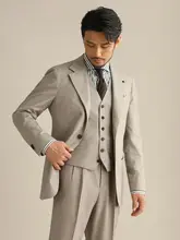 CULTUM イタリアンナポリスーツセット【メンズ・秋用・ビジネスカジュアル・三点セット・シングルボタン】