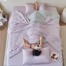 夏用クールなエアコンブランケット【極上の柔らかさ・洗濯機洗い可・猫毛が付きにくい】