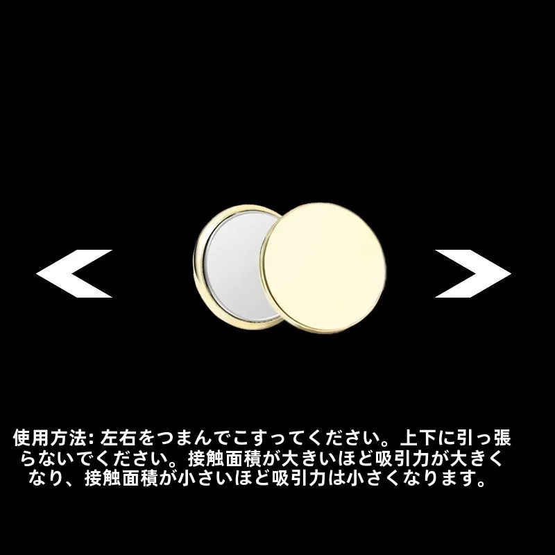 マグネット式防止クリップ：高級感と簡単装着が実現する胸元アクセサリー