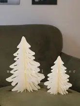折り紙クリスマスツリー【おしゃれなデスクトップ装飾・小型・家庭用・ホテル用】