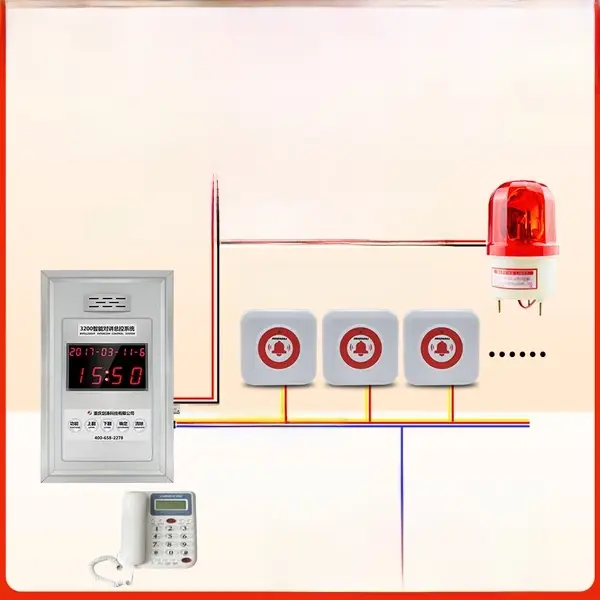 病院・介護施設用SOS緊急無線呼び出しシステム【双方向音声通話・看護ステーション・求助ボタン・有線通話】