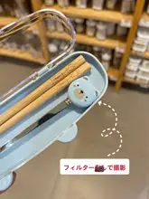 おしゃれなステンレス製子供用食器【木の箸・スプーン・持ち運び便利・衛生的】（セットアップ対応）