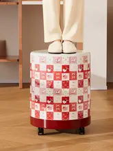 可愛いデザインのふた付きゴミ箱【大容量・キッチン・リビング・寝室用・キャスター付き】
