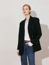 Carolingian オーバーサイズ 通勤用ジャケット【女性用・デザイナー製・フィット】