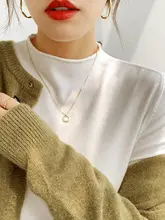 リブハイネックニットトップス【秋冬・極上の柔らかさ・長袖・重ね着対応】