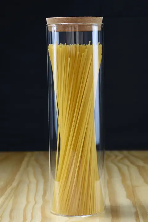 木栓付きガラス保存瓶【密閉容器・お茶用・透明・家庭用】