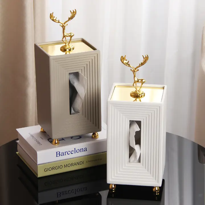 高級感あるモダンデザイン ペーパータオルホルダー【北欧スタイル・卓上・家庭用】