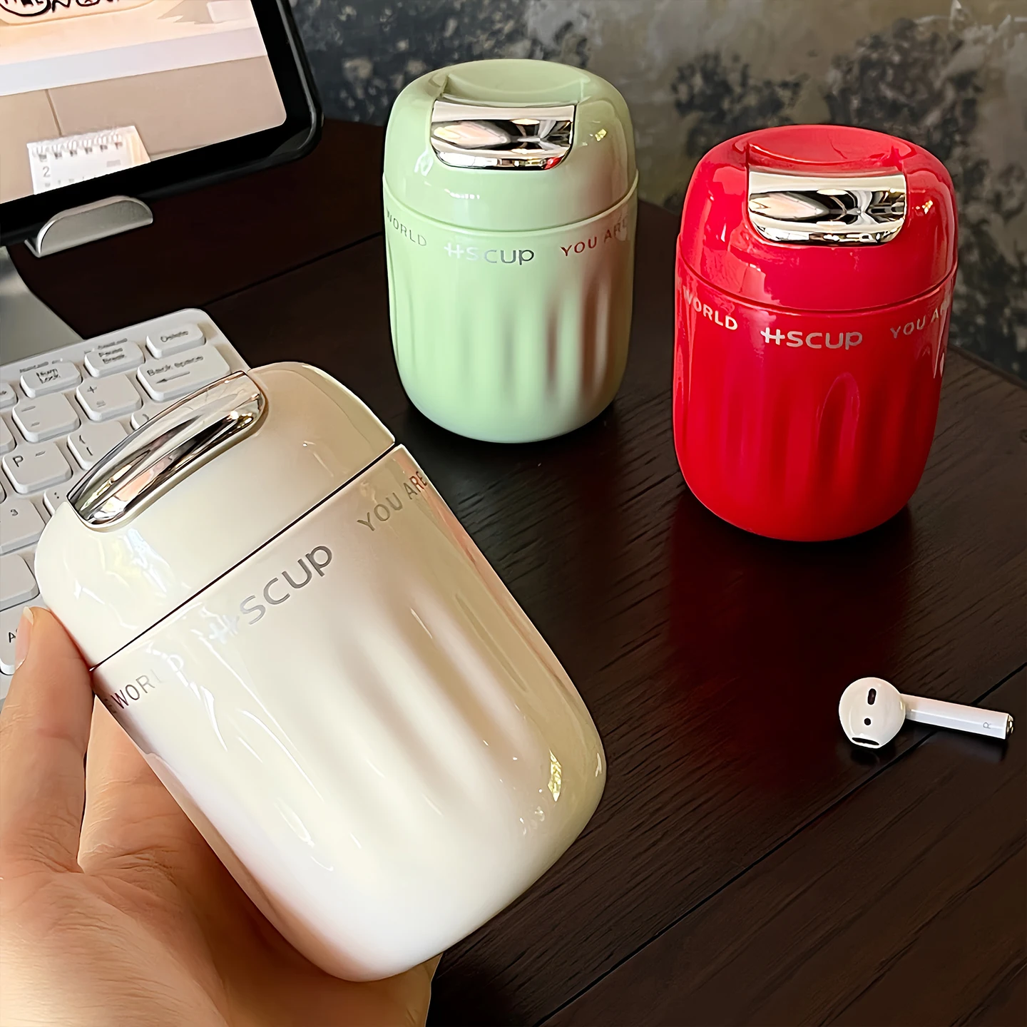 ミニ保温コーヒーカップD780：220mlの保冷性能とステンレス構造による日常使いやすさ