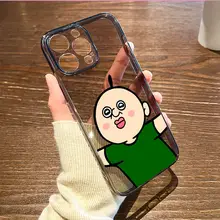 透明なシリコン製 iPhoneケース【可愛いデザイン・iPhone対応】