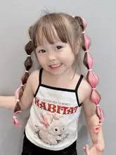 子供用ヘアアクセサリー【編み込みスタイル・リアル感ある耳掛けカラーハイライト】