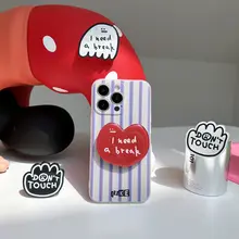 シンプルな黒白デザインの伸縮式スマホスタンド【アクリル素材】