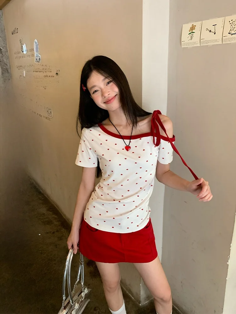 春コーデ レディース 2026完全ガイド｜ハートプリントTシャツの着こなし術と季節感