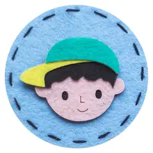 防水 子供用名前タグ【かわいいカートンデザイン・手作り・園児向け】