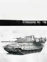 梅カワMk.4M主戦車【アクティブ防護システム・モデルキット】