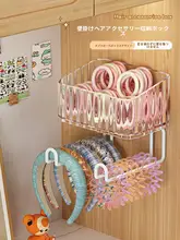 ウォールマウント ヘアアクセサリー収納ボックス【子供用・クリップ・ヘアバンド・ゴム紐対応】