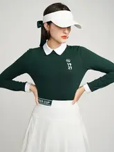 Ryder Cup レディース ゴルフ長袖ポロシャツ【秋用・ファッショナブル・スポーツデザイン】