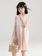 子供用 ノースリー  ブワンピース【夏用・コットン・カジュアル・ファッション】