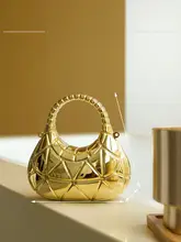 ミニサイズのダイヤモンド格子デザインバッグ【軽量・ハンドカバー・ショルダー対応】