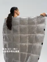 BLACK ICE 軽量で暖かい白鹅绒の冬用寝袋  【キャンプ用・防寒・アウトドア】