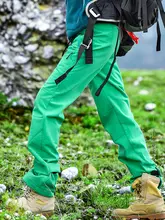 登山用 防風防水透湿ソフトシェルパンツ【極上の柔らかさ・保温・耐摩耗】