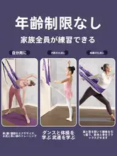 自宅用空中ヨガ吊りロープ【腰のトレーニング・逆さ吊り対応・エクササイズバンド】