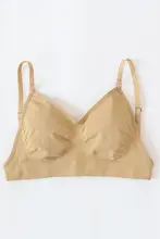 バレエダンス用インナー ストラップレス無縫製ブラジャー【ベージュ・練習用】