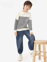 男児用 デニムパンツ【春秋用・フィット・束脚デザイン】