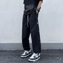 メンズ 夏用 コットンワークパンツ【速乾・ルーズフィット・ストレートレッグ】