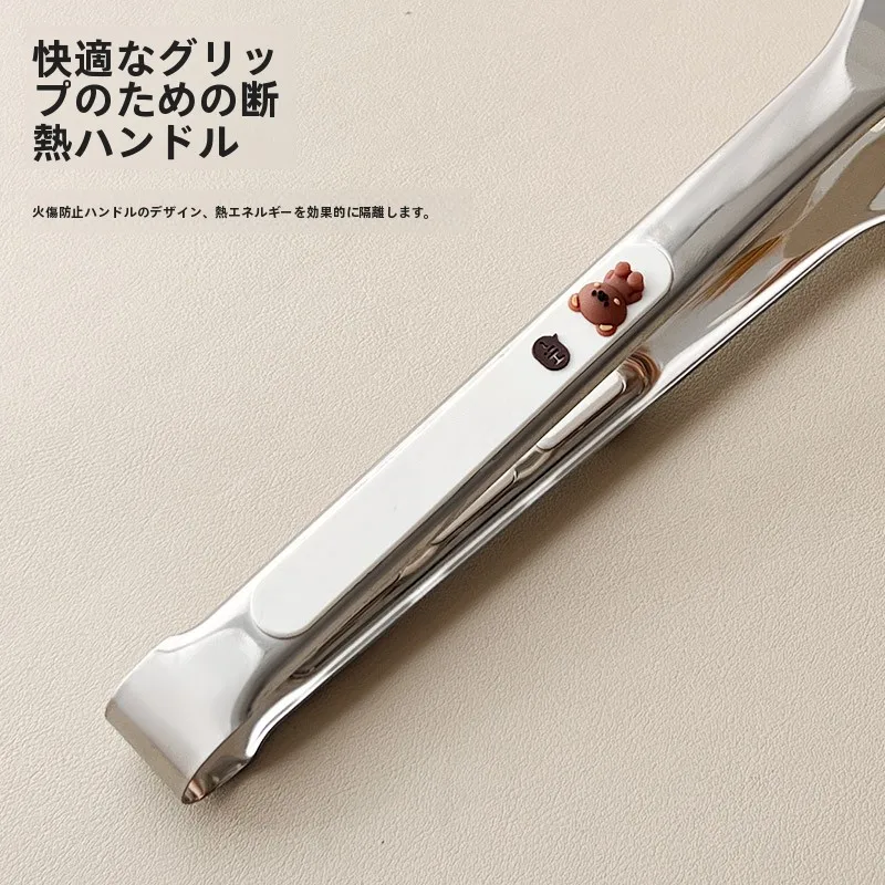 厚手304ステンレス製食品用クリッパー：バーベキューで焼肉や野菜を確実に切り取り