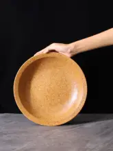 中華風陶器プレート【保温用底座・キャンドル対応・フライ料理用】