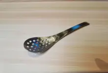 日本製 ハンマードステンレス 魚卵ソーススプーン【分子料理用・懐石料理用】